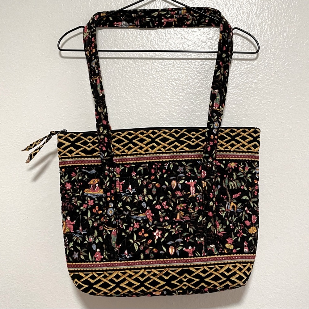Vintage Vera Bradley retired Ming print SET OF 2 tote and garment bag